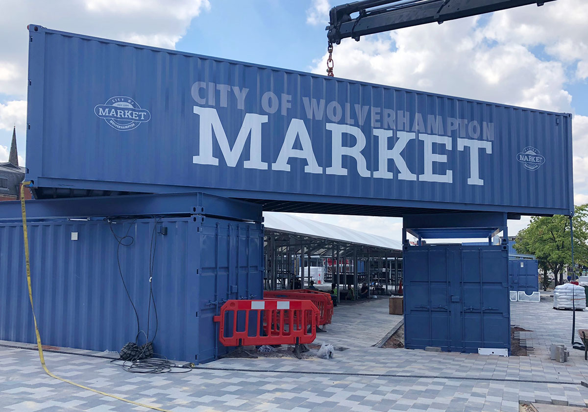 container conversions wolverhampton market